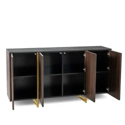 Design Sideboard mit Ebenholz Furnier - Estaguma