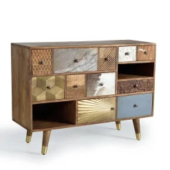 Design Sideboard mit fünf Schubladen - Fina