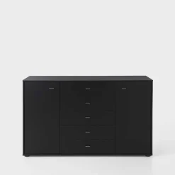 Design Sideboard Vironica in Schwarz