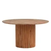 Design Säulentisch aus Akazie Massivholz - Vespania