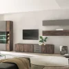 Design TV Anbauwand Möbelset - Mundo (vierteilig)