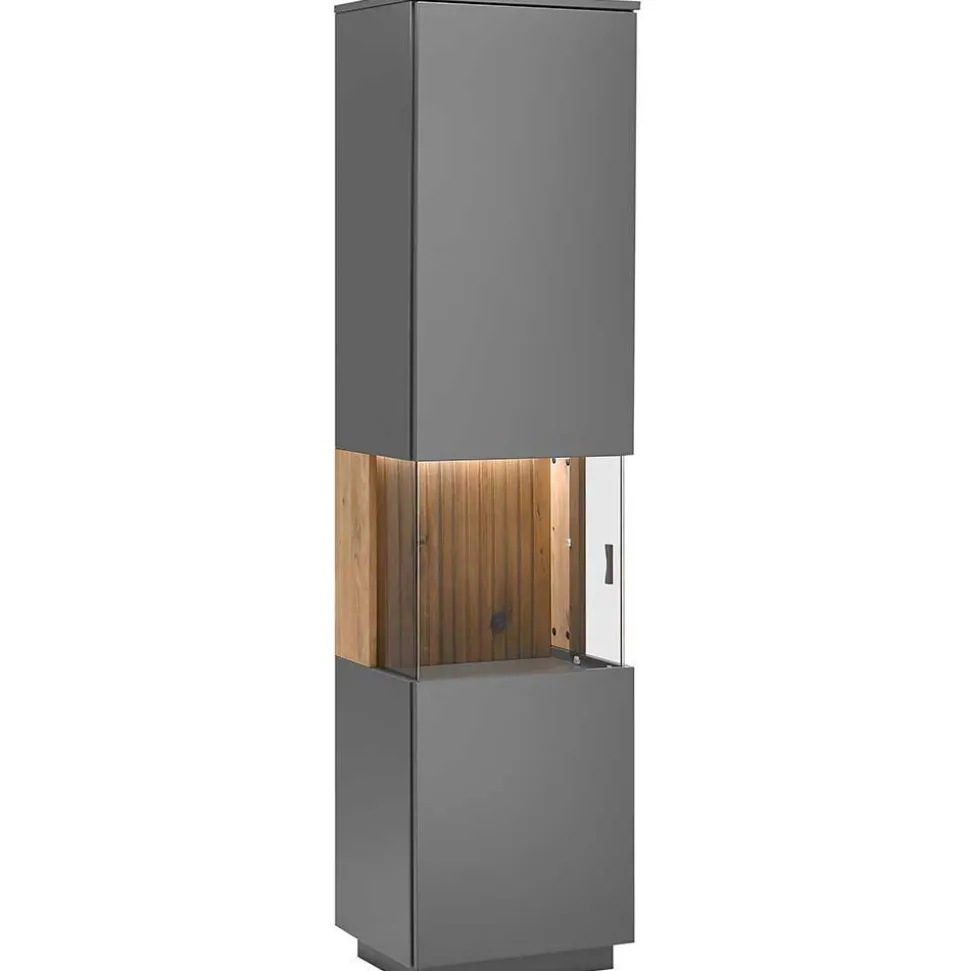 Design TV Anbauwand zweifarbig - Cruzca (dreiteilig)