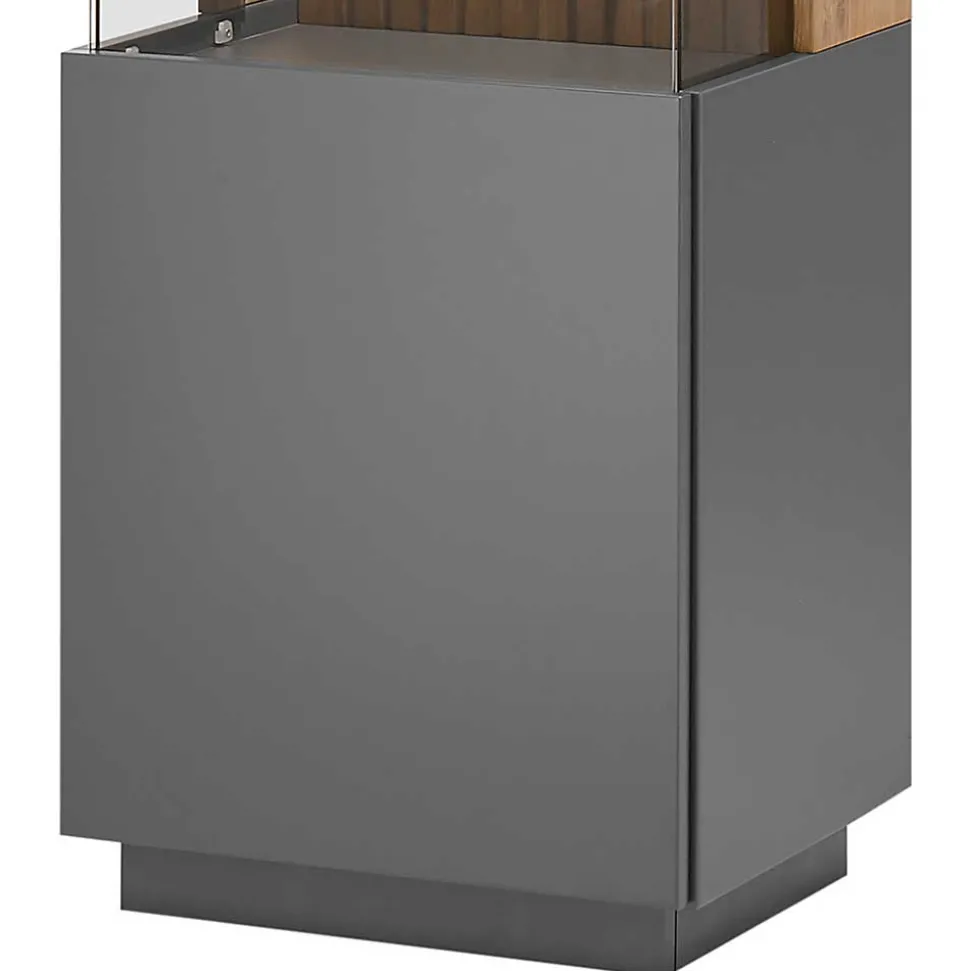 Design TV Anbauwand zweifarbig - Cruzca (dreiteilig)