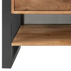 Design TV Board aus Recyclingholz & Metall - Acira