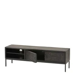 Design TV Board mit Schnitzereien Front - Dancer