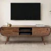 Design TV-Board aus Sheesham Massivholz - Polariso