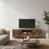 Design TV-Lowboard aus Mangoholz rustikal - Lacid