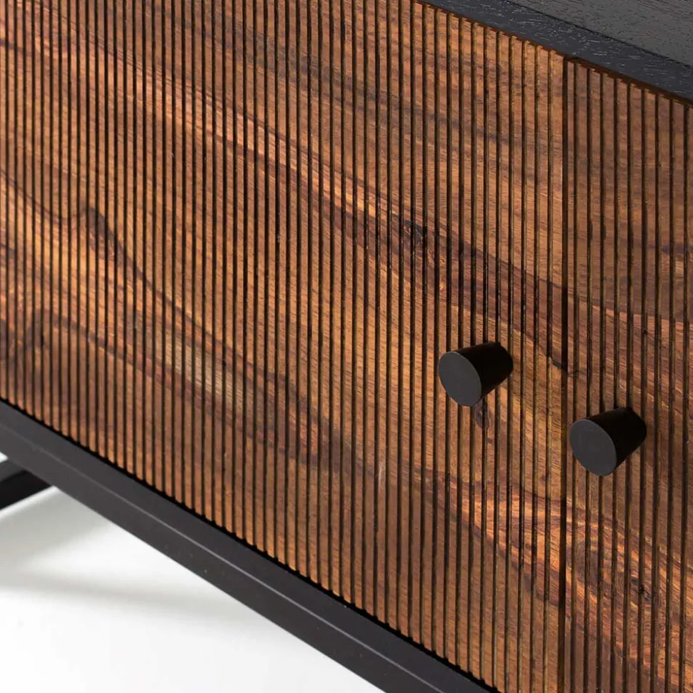 Design TV-Lowboard aus Palisander und Mangoholz - Ondarroa