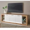 Design TV-Lowboard mit vier offenen Fächern - Adejano