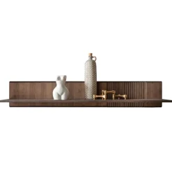 Design Wandboard in Braun geölt - Malawi