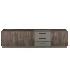 Design Wohnwand Kombi modern - Mundo (dreiteilig)