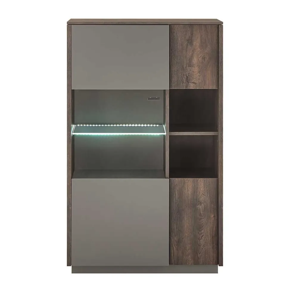 Design Wohnwand Kombi modern - Mundo (dreiteilig)