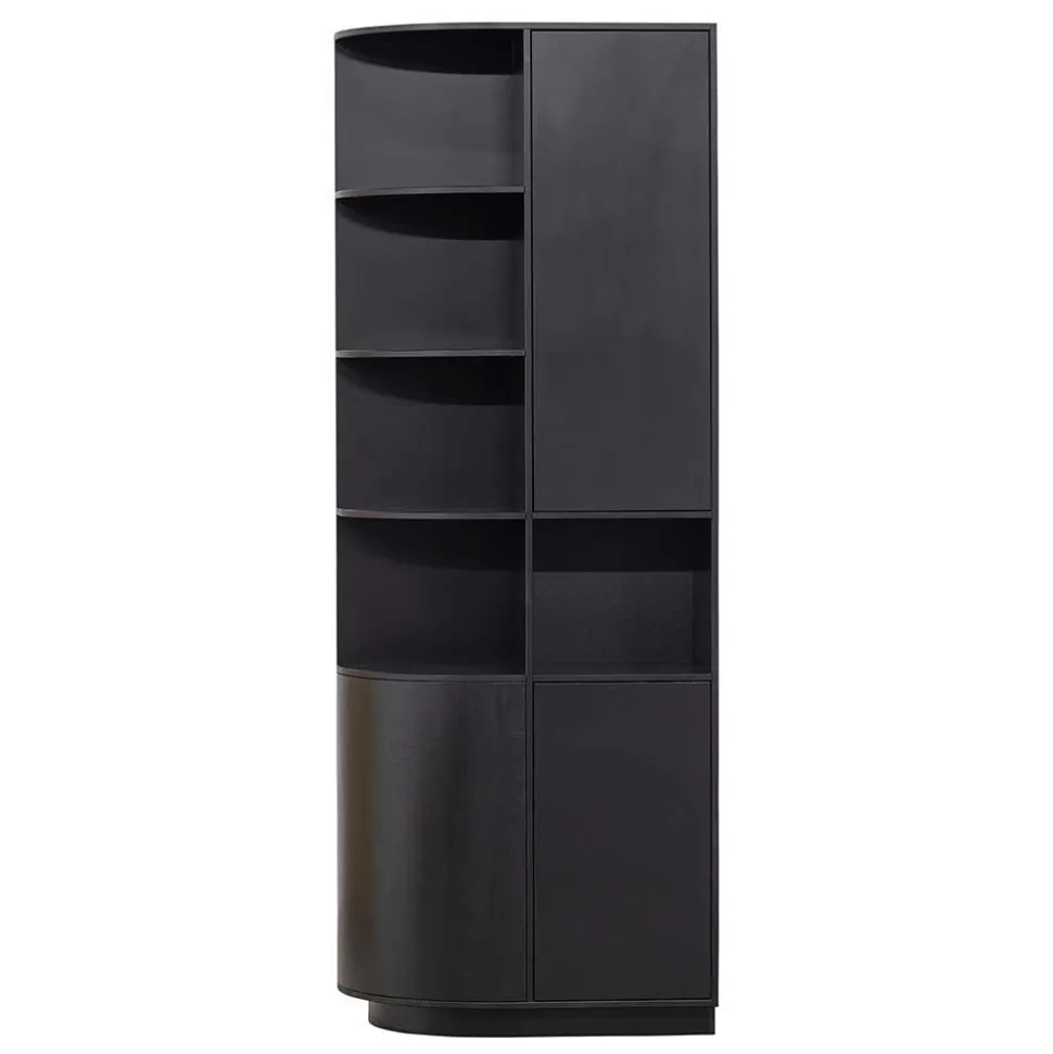 Design Wohnzimmerschrank links abgerundet - Niwidus