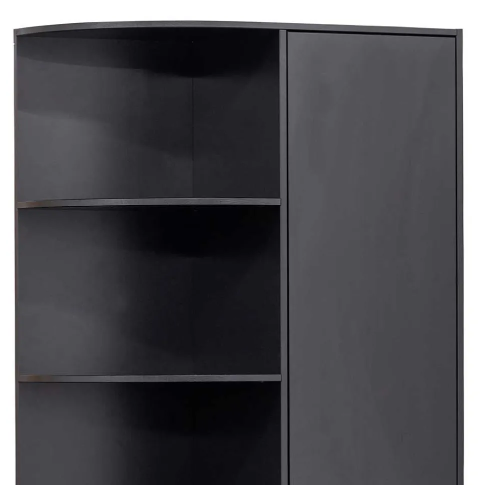 Design Wohnzimmerschrank links abgerundet - Niwidus