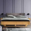 Designbett mit Holzkufen aus Kiefer gelaugt - Ravilon