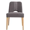 Designer Polsterstuhl in Dunkelgrau Stoff Mix - Enderbury (2er Set)