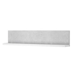 Designer TV Anbauwand in Betonoptik - Venatio (dreiteilig)