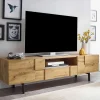 Designer TV Unterschrank in Eiche Optik - Tiorondo