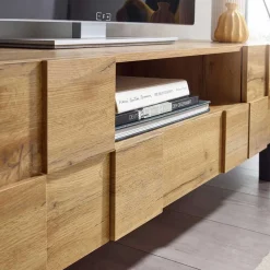 Designer TV Unterschrank in Eiche Optik - Tiorondo