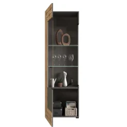 Designer Wohnwand Möbel 320 cm breit - Scarlett (dreiteilig)