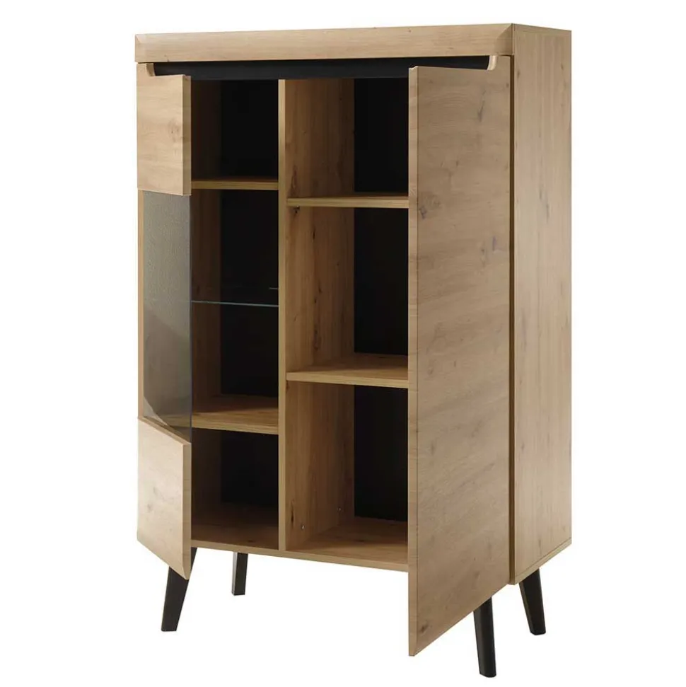 Designer Wohnwand Scandi Chic - Olcian (vierteilig)