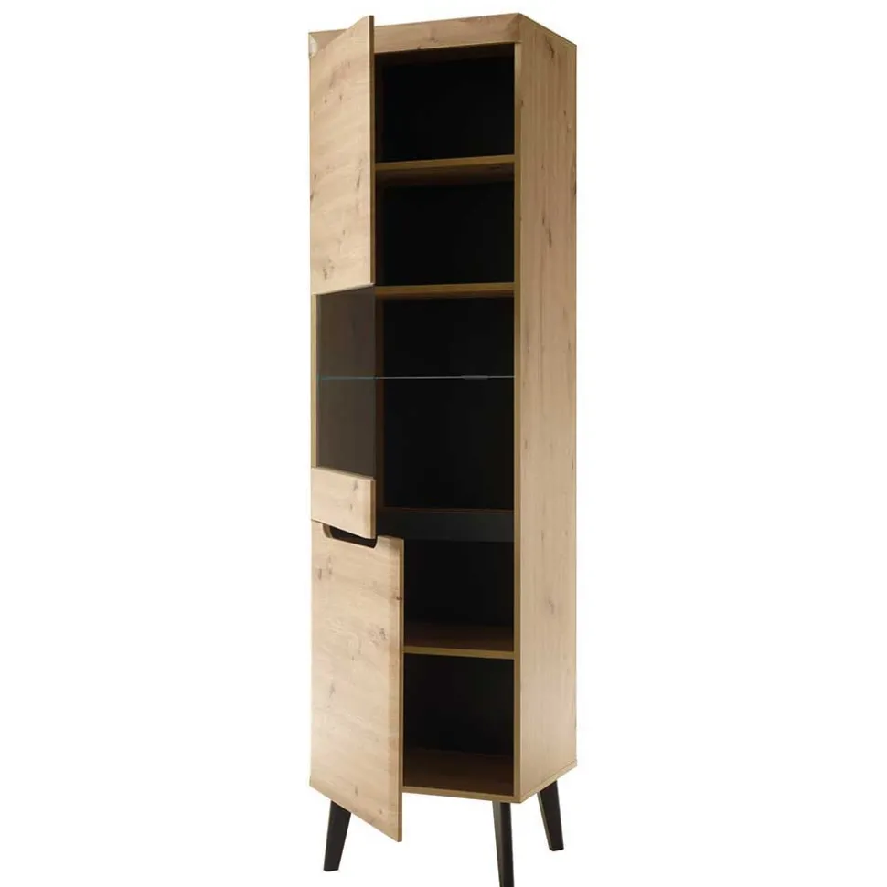 Designer Wohnwand Scandi Chic - Olcian (vierteilig)