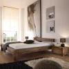 Designerbett Locester in Braun