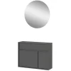 Design-Kommode mit Spiegel Set - Flemingo (zweiteilig)
