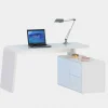 Designschreibtisch Owiconta in Weiß