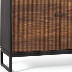 Design-Sideboard aus Mangoholz und Palisander - Ondarroa