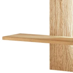 Design-Wandregal aus Wildeiche Massivholz - Ribadon