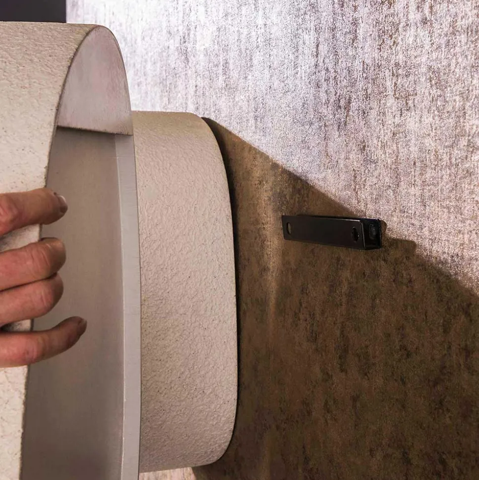 Design-Wandregal in Beige - Mayo