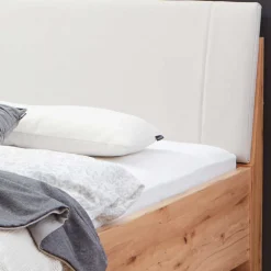 Doppelbett im Set mit Nachtkommoden - Krofun (dreiteilig)