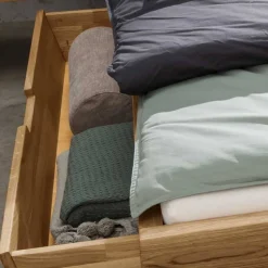 Doppelbett mit Nachtkonsolen Set - Aryvano (dreiteilig)
