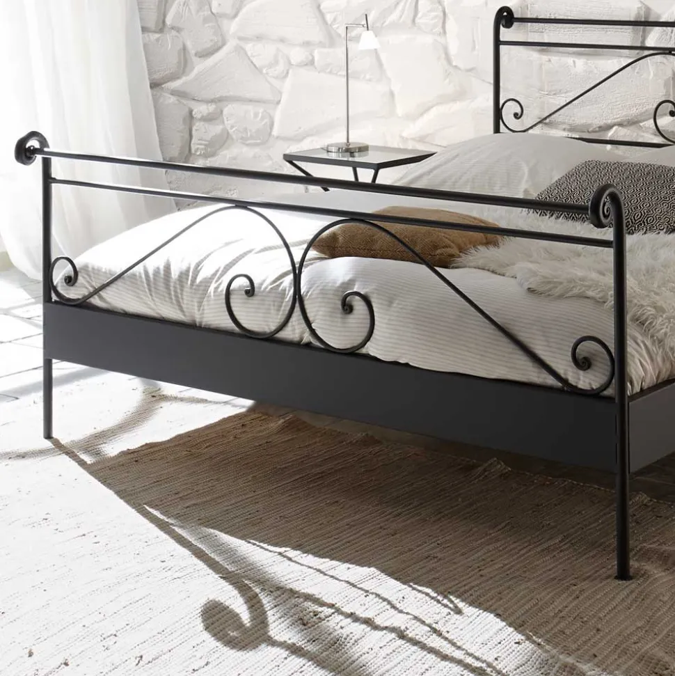 Doppelbett Mohammed in Schwarz