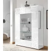Doppeltür Designvitrine in Weiß - Vascaub