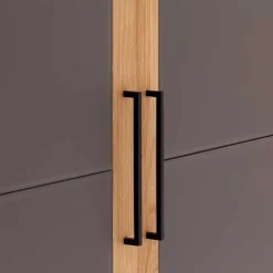 Doppeltür Kleiderschrank aus massivem Holz - Zaisan