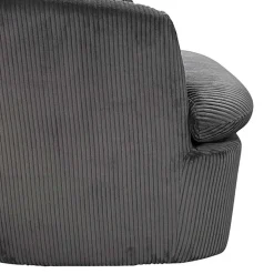 Drehbarer Sessel mit Breitcord Bezug - Actino