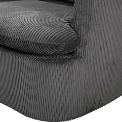Drehbarer Sessel mit Breitcord Bezug - Actino