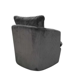 Drehbarer Sessel mit Breitcord Bezug - Actino