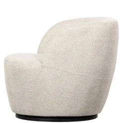 Drehsessel in Offwhite Webstoff - Alcarizora
