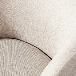 Drehsessel in Offwhite Webstoff - Alcarizora