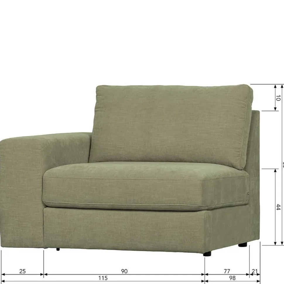 Drei Elemente Set Modulsofa - Perconia