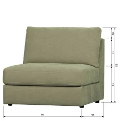 Drei Elemente Set Modulsofa - Perconia