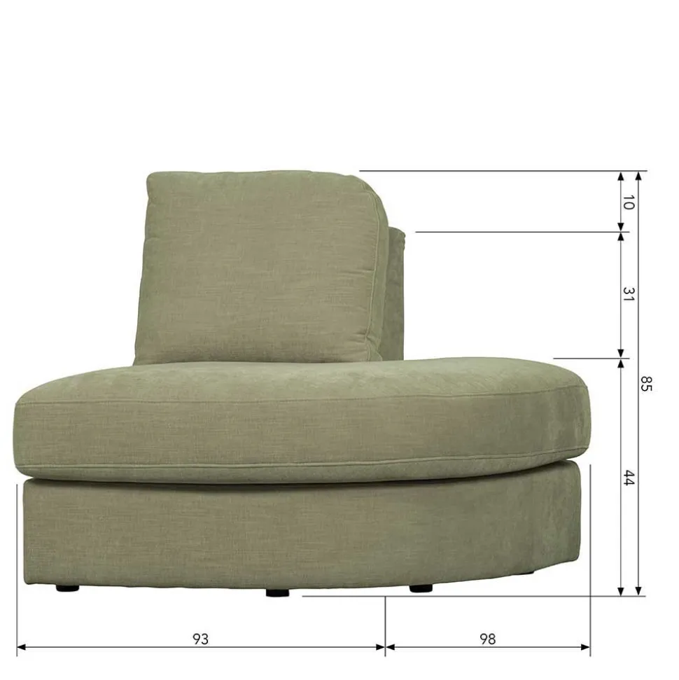 Drei Elemente Set Modulsofa - Perconia