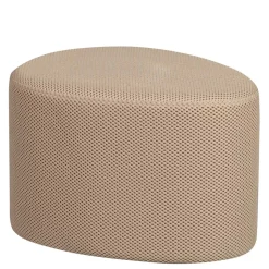 Dreieck Design Hocker in Beigegrau - Zegrada (2er Set)