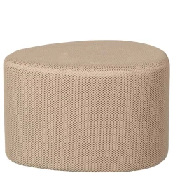 Dreieck Design Hocker in Beigegrau - Zegrada (2er Set)
