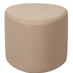 Dreieck Design Hocker in Beigegrau - Zegrada (2er Set)