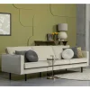 Dreisitzer Couch in Graugrün Samtbezug - Vontada
