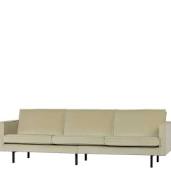 Dreisitzer Couch in Graugrün Samtbezug - Vontada